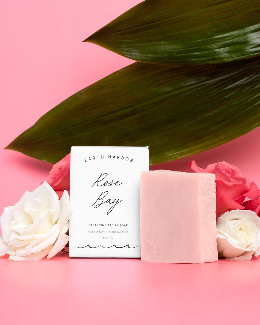 Facial Soap: Pink Sea Clay + Rose