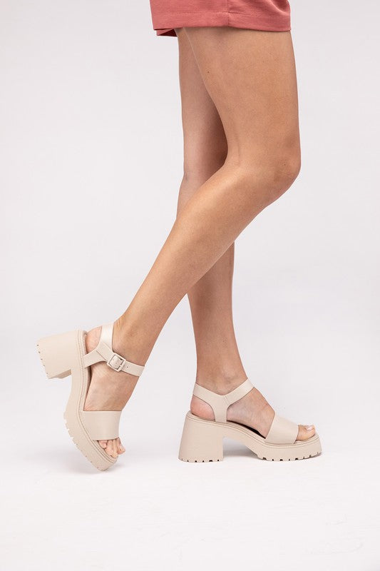 BOOMER Platform Heel Sandals - SELFTRITSS   