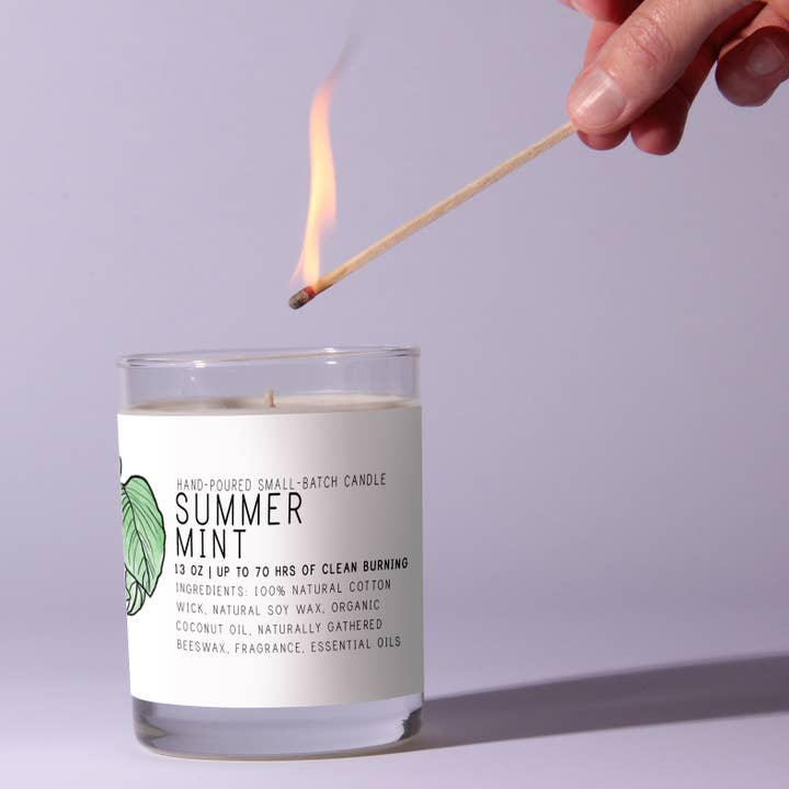 Summer Mint - Just Bee Candles 130z