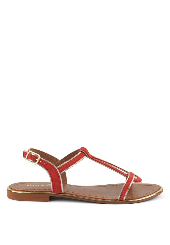 Feodora Flat Slip On Sandals - SELFTRITSS  