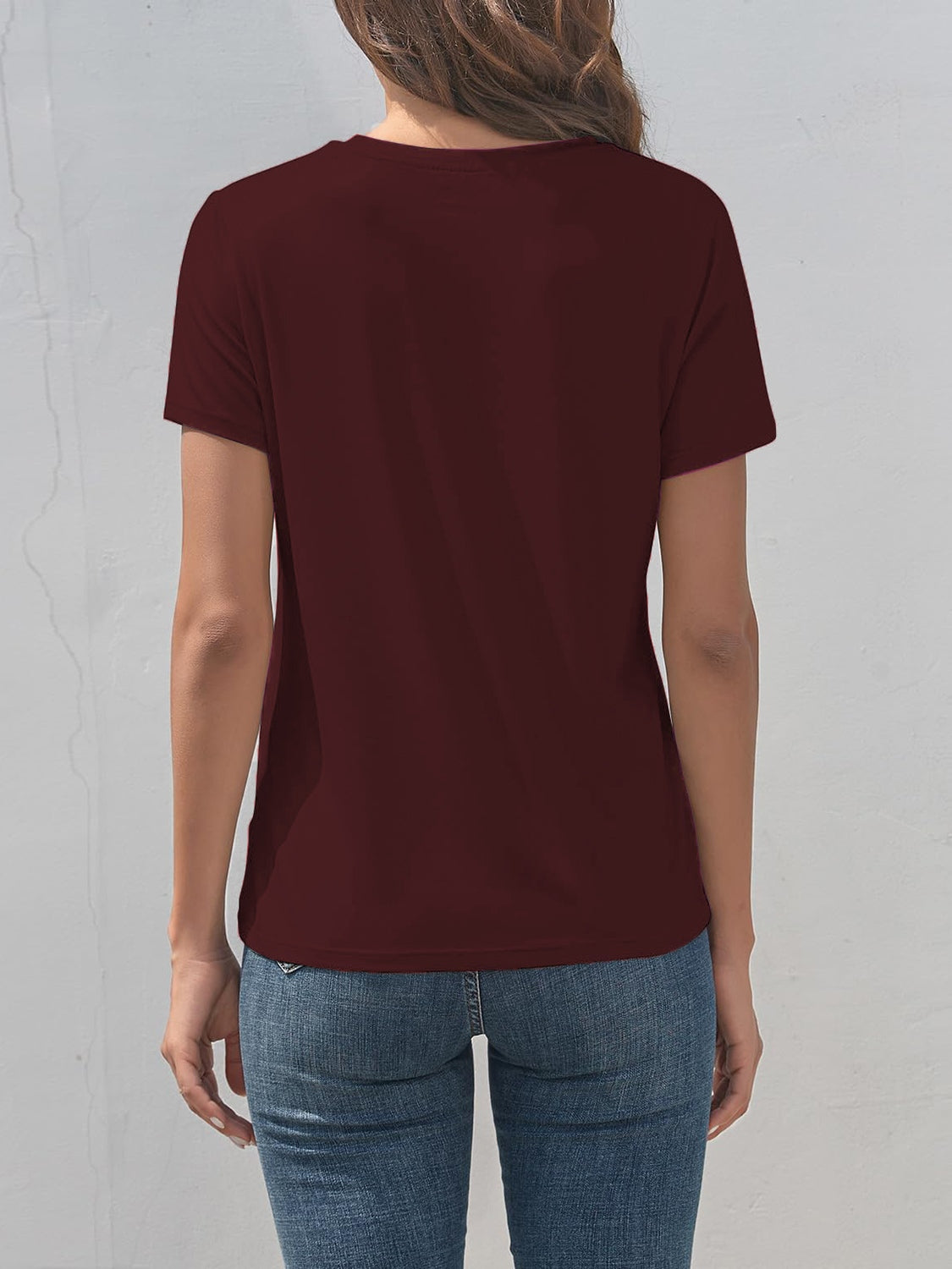 Graphic Round Neck Short Sleeve T-Shirt - SELFTRITSS