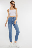 Kancan Full Size Cat's Whiskers High Waist Jeans - SELFTRITSS   