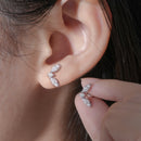 Moissanite 925 Sterling Silver Stud Earrings - SELFTRITSS