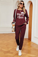MAMA BEAR Graphic Sweatshirt and Sweatpants Set - SELFTRITSS