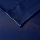 2-Pack Satin Pillowcases, Navy Blue - SELFTRITSS