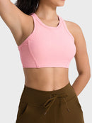 Wide Strap Cropped Sport Tank - SELFTRITSS   