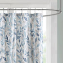 Blue Botanical Shower Curtain - SELFTRITSS   