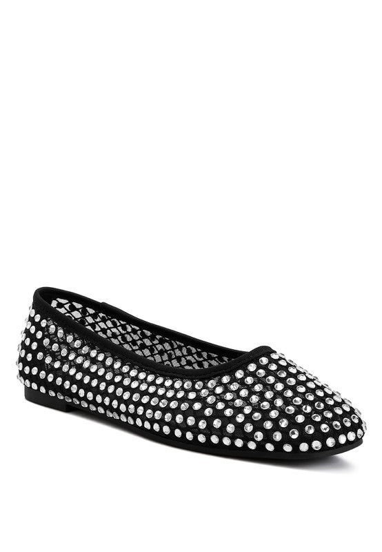 Orson Naked Rhinestone Ballerinas - SELFTRITSS  