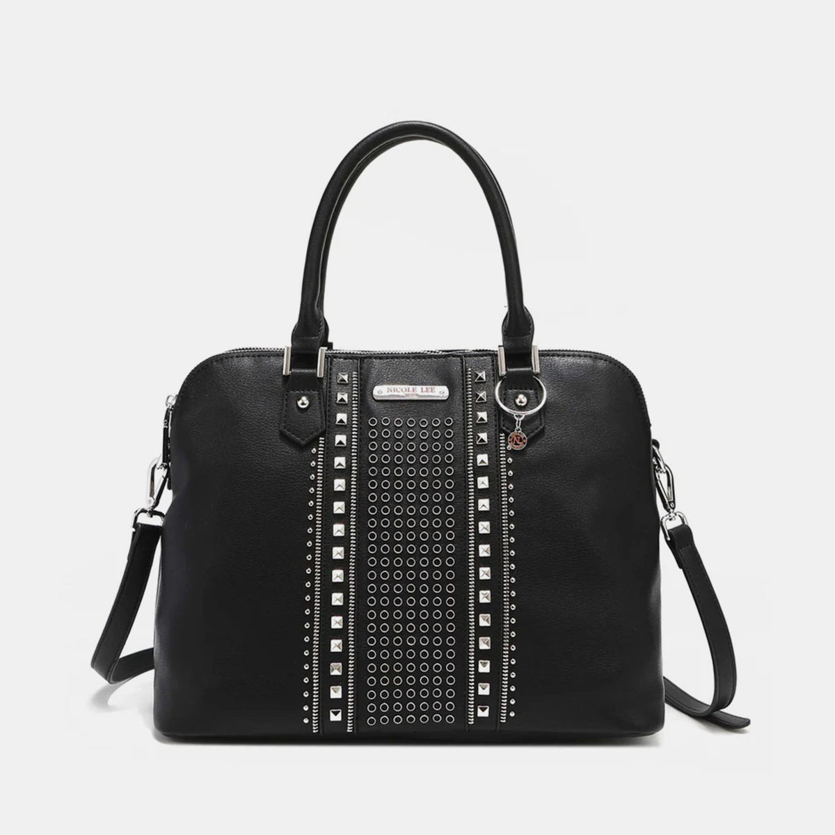 Nicole Lee USA Studded Decor Handbag - SELFTRITSS