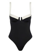 Tied Adjustable Strap One-Piece Swimwear - SELFTRITSS