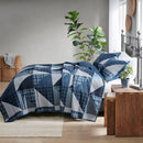 Cottage Oversize 3-Piece Quilt Set, Blue - SELFTRITSS