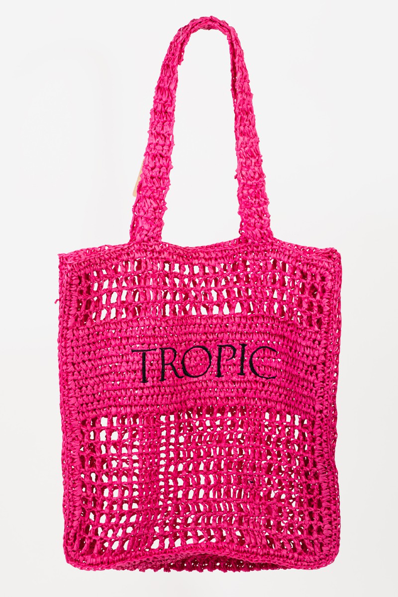 Cutout Graphic Tote Bag - SELFTRITSS   