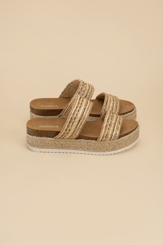 West Espadrille Slides - SELFTRITSS   