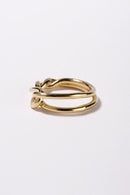 Twisted ring - gold - SELFTRITSS   