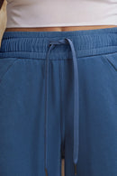 Drawstring Wide Leg Active Pants - SELFTRITSS   