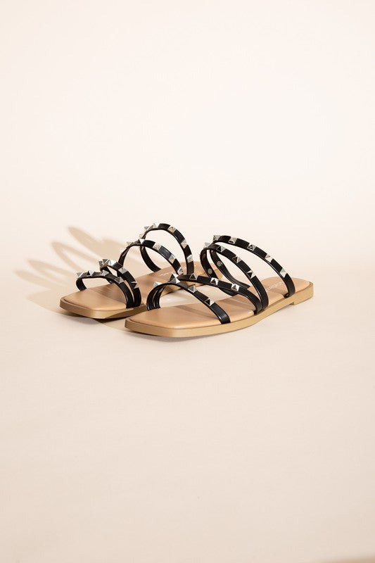 TEMIRA-S Stud Flat Slides - SELFTRITSS   