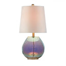 Colored Glass Base Bedroom Table Lamp - SELFTRITSS