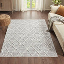 Grey Pebble Tufted Area Rug 5x7" - SELFTRITSS