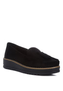 Daiki Platform Lug Sole Tassel Loafers - SELFTRITSS   