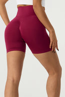 High Waist Wide Waistband Active Shorts - SELFTRITSS   