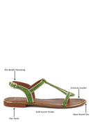 Feodora Flat Slip On Sandals - SELFTRITSS  