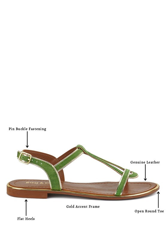 Feodora Flat Slip On Sandals - SELFTRITSS  