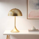 Art Deco Gold Dome-Shaped 2-Light Table Lamp - SELFTRITSS