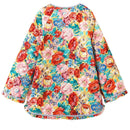 Fashion Flower Print Baggy Coat - SELFTRITSS   