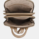 David Jones PU Leather Adjustable Straps Backpack Bag - SELFTRITSS