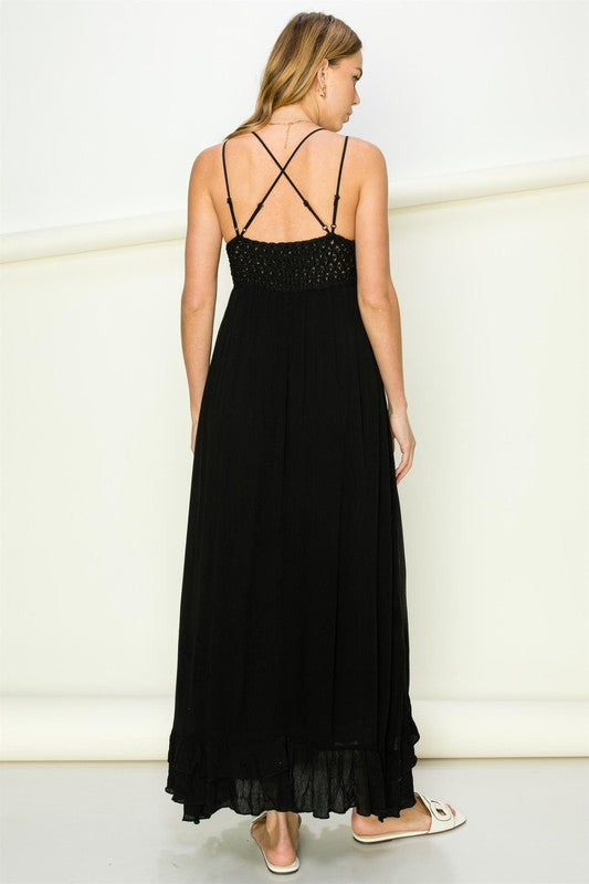 In Love Bustier Lace Maxi Dress - SELFTRITSS   