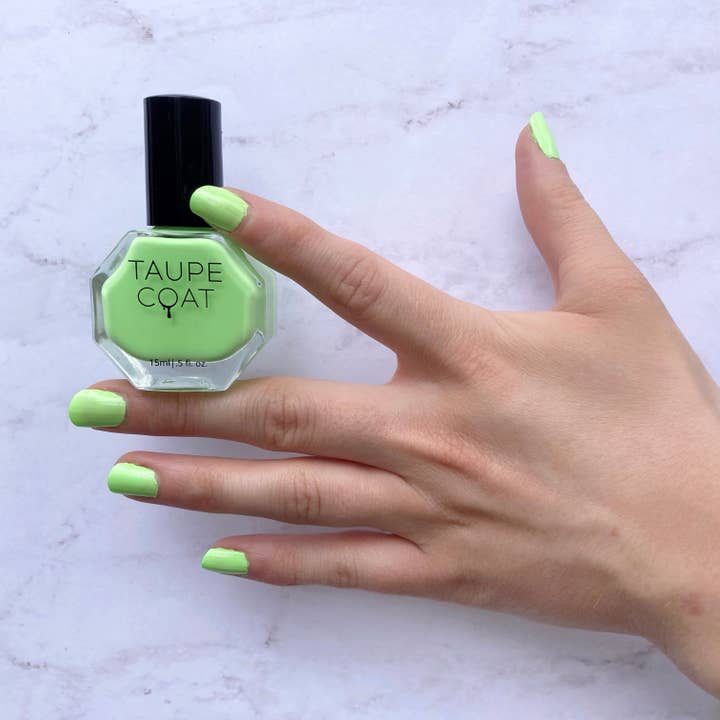 Lime Green Vegan Nail Polish - P.T.O - SELFTRITSS
