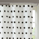 Pom Pom Shower Curtain, Black - SELFTRITSS