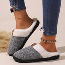 Winter warm lined slippers