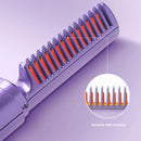 Professional Wireless Hair Straightener Curler Comb Fast - SELFTRITSS