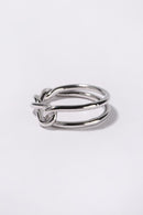 Twisted ring - silver - SELFTRITSS   