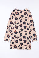 Leopard Printed Open Front Cardigan - SELFTRITSS   