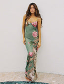 Floral Slip Maxi Dress - SELFTRITSS   