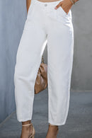 High-Waist Straight Jeans - SELFTRITSS   