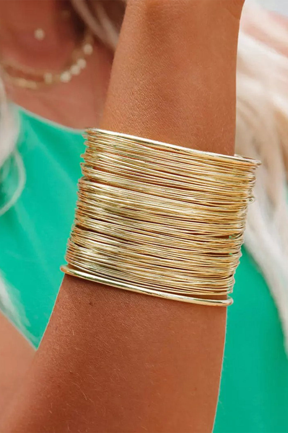 Gold Luxury Heavy Metal High Quality Open Wire Bracelet - SELFTRITSS   