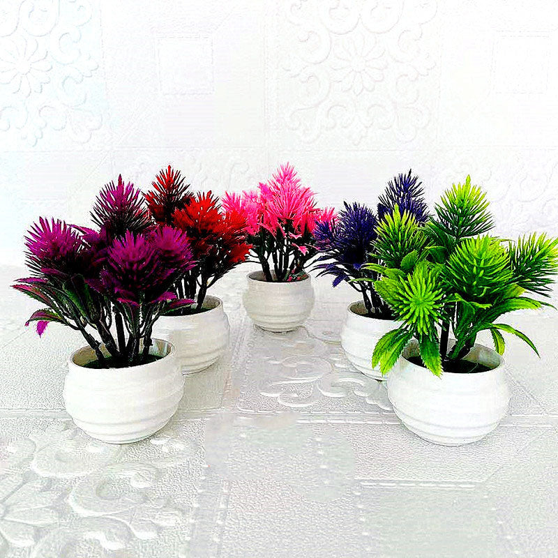 Potting Ornaments Of Simulated Plants