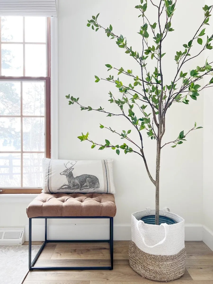 6.5’ Artificial Citrus Minimalist Tree