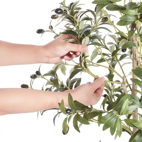Artificial Olive Tree 5ft Tall 61in Fake Pottd Faux Silk - SELFTRITSS