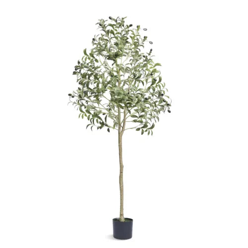 Artificial Olive Tree 5ft Tall 61in Fake Pottd Faux Silk - SELFTRITSS