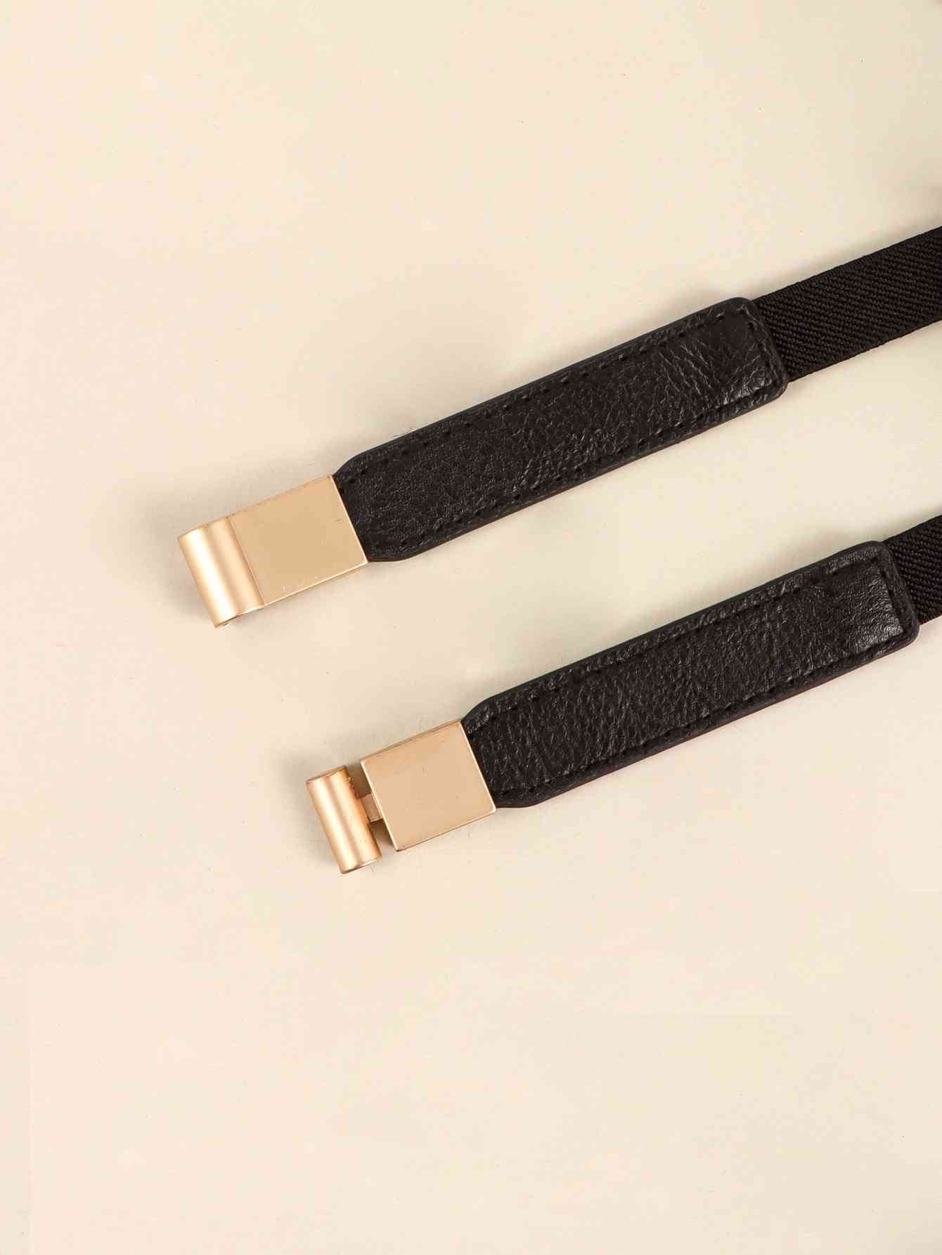 PU Elastic Skinny Belt - SELFTRITSS