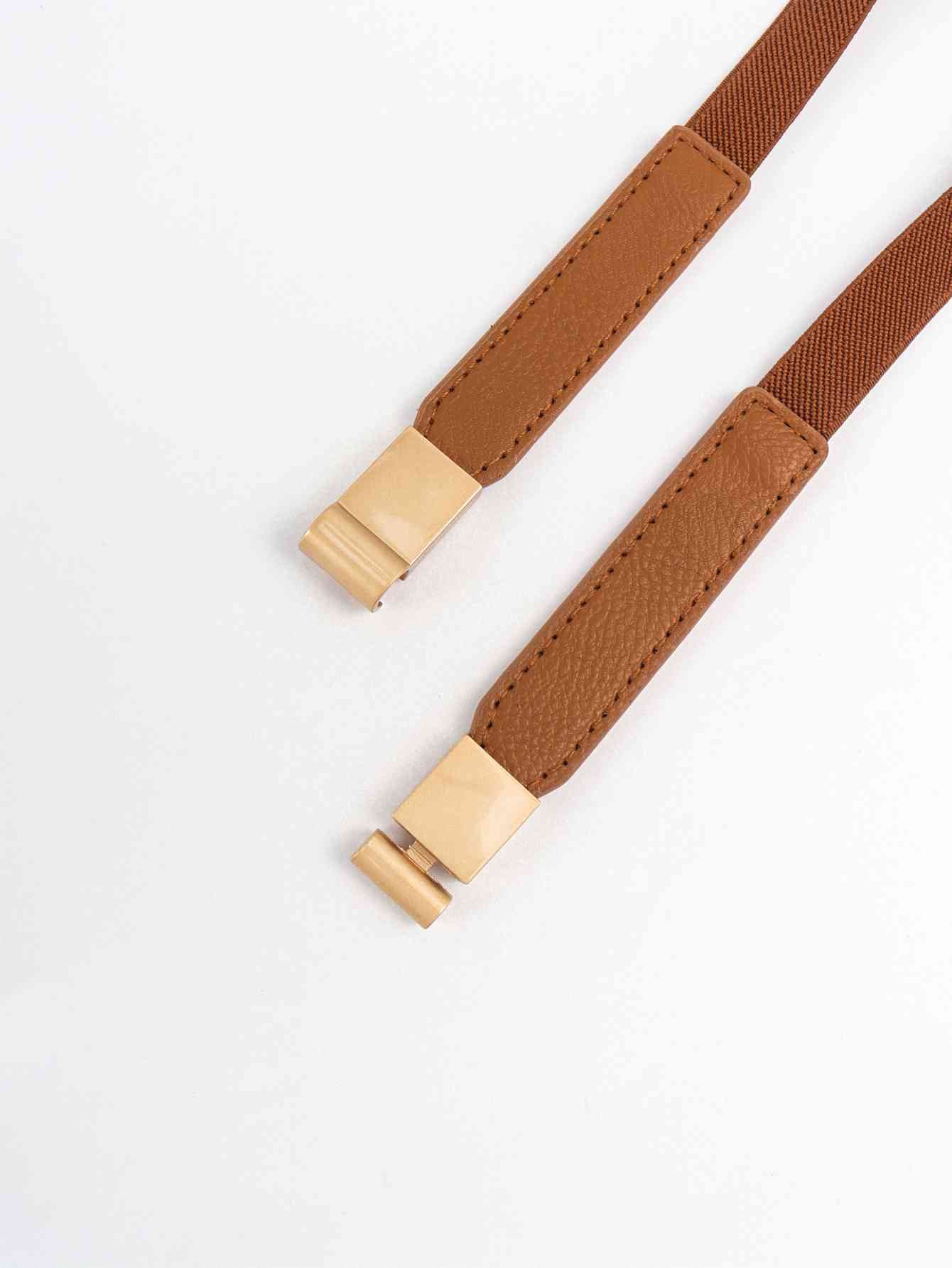 PU Elastic Skinny Belt - SELFTRITSS