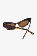 UV400 Rhinestone Trim Cat-Eye Sunglasses - SELFTRITSS