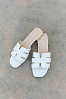 Weeboo Walk It Out Slide Sandals in Icy White - SELFTRITSS