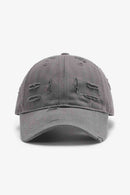 Distressed Adjustable Baseball Cap - SELFTRITSS   