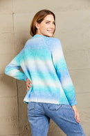 Woven Right Tie-Dye Cable-Knit Raglan Sleeve Open Front Cardigan - SELFTRITSS