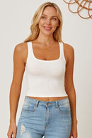 Square Neck Wide Strap Tank - SELFTRITSS